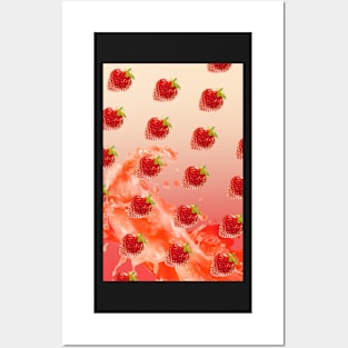 Strawberry Posters and Art